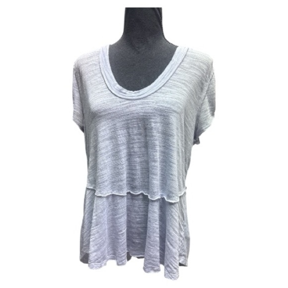 We The Free Tops - We The Free Light Blue Layered Top Size XS